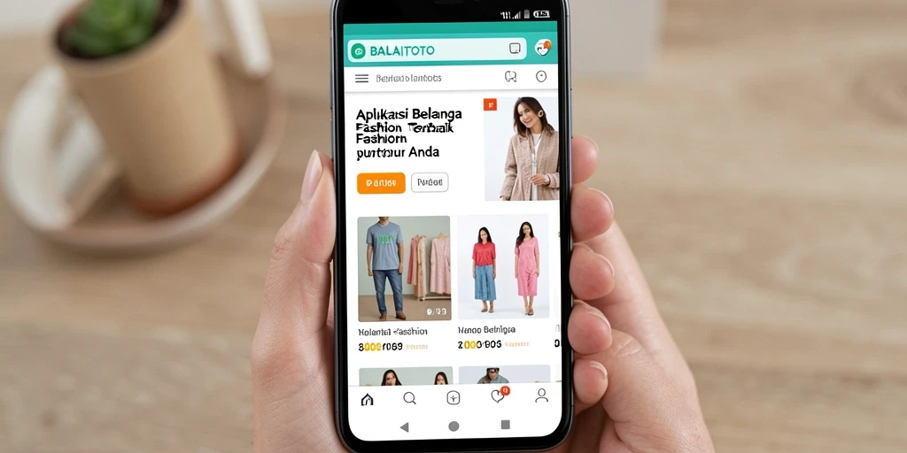 Tampilan antarmuka aplikasi BALAITOTO yang menarik dan mudah digunakan.