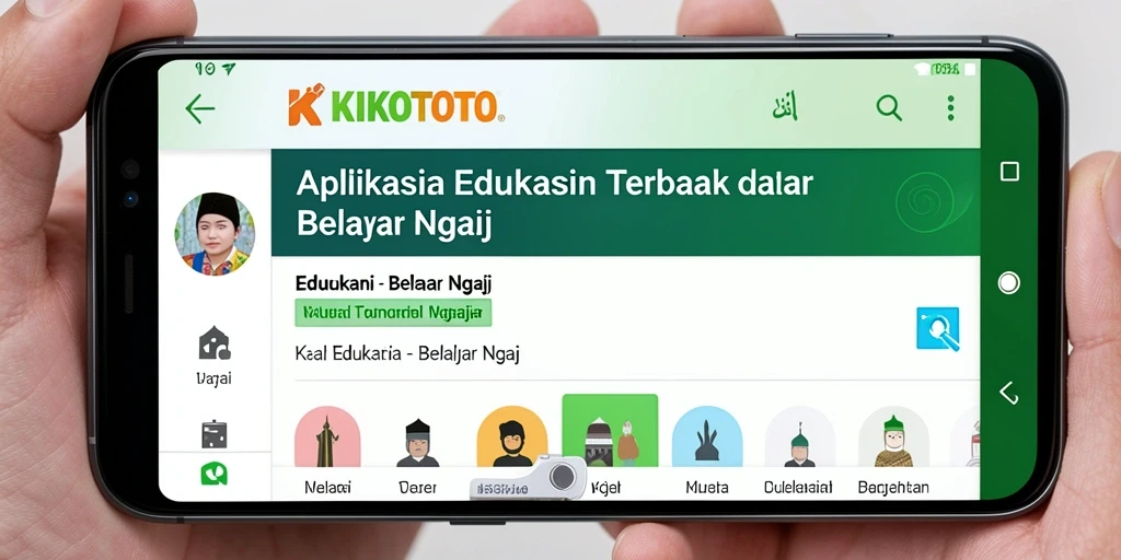 Antarmuka KIKOTOTO yang sederhana dan efektif untuk belajar Ngaji.