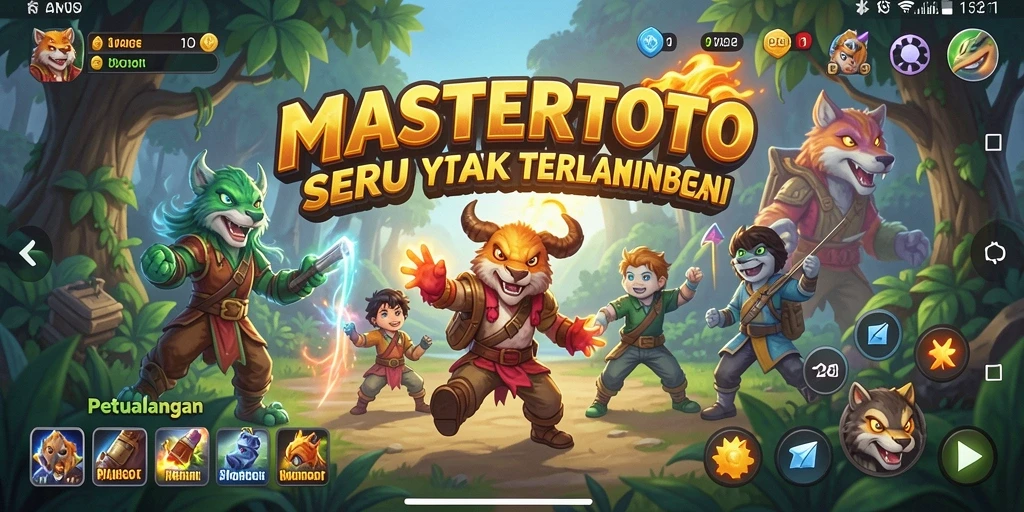 Tampilan antarmuka MASTERTOTO yang memukau dan penuh petualangan.